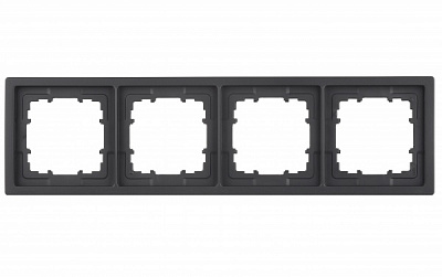 Рамка чотиримісна Siemens Style антрацит коссо 5TG13240AC