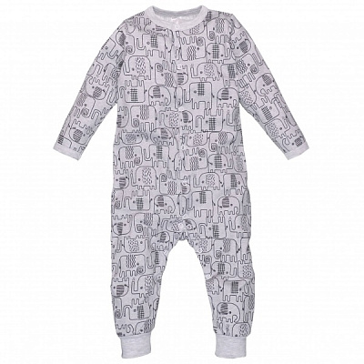 Комбинезон детский Татошка р.80 серый меланж 1506261слн 
