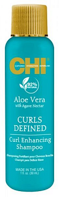 Шампунь CHI Aloe Vera Curl Enhancing для вьющихся волос 30 мл