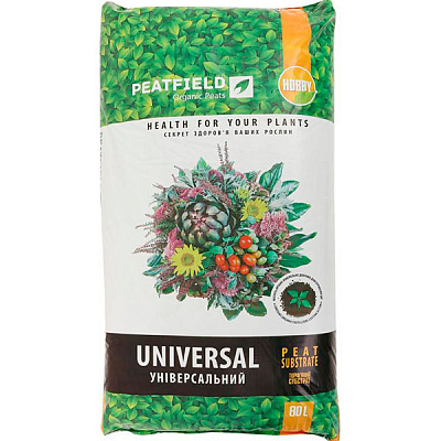 Субстрат торфяной PEATFIELD универсальный 80 л