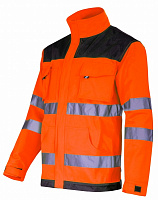 Куртка сигнальна Lahti Pro р. M зріст 1-2 L4041702 помаранчевий