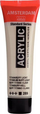 Краска акриловая титановый буфф светлый 289 20 мл Amsterdam Standart Royal Talens