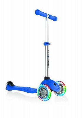 Самокат Globber Primo Lights синий 423-100-3 