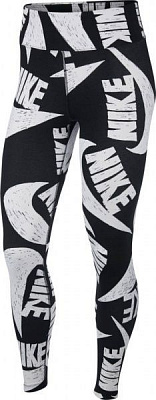 Лосини Nike W NSW ICN CLSH LGGNG AOP CJ2059-010 XL чорний