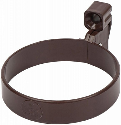Хомут трубы RoofOK 85 мм коричневый 