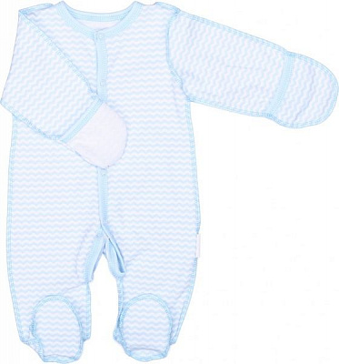 Комбінезон дитячий для хлопчика Маленькие люди зигзаги 9301-110 р.62 блакитний
