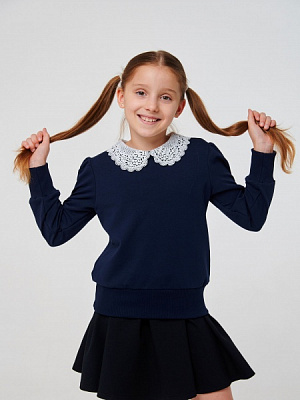 Джемпер для девочки Smil 116587 р.116 456 Темно-синяя 116587 