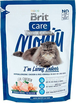 Корм Brit Care Кет Monty I am Living Indoor з куркою та рисом 400 г