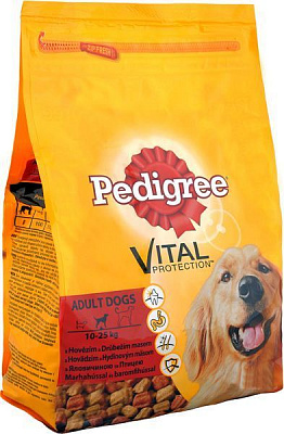 Корм Pedigree сухий для дорослих собак 2,6 кг ягня та птиця
