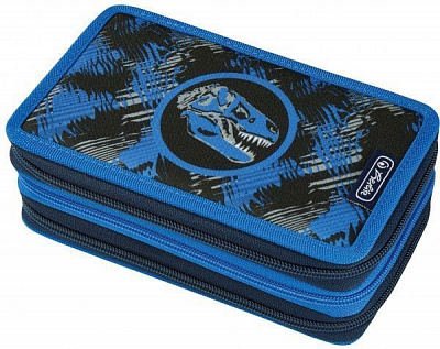 Пенал школьный Triple Dino 31 предмет 50026234 Herlitz синий