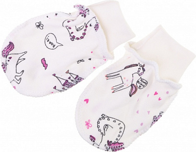 Царапки Моя планета Единорог В301-3 белый с розовым