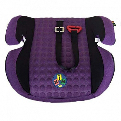 Автокресло-бустер Happy Baby KIM фиолетовый с черным HB605