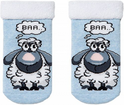 Носки детские Conte-Kids CK SOF-TIKI (с отворотом) 6С-19СП р.12 светло-голубой 