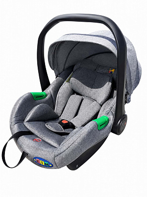 Автокрісло Happy Baby переноска сірий grey KIM HB819