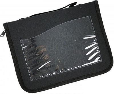 Пенал для художественных материалов на замке для 24 маркеров