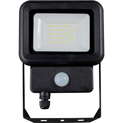 Прожектор с датчиком движения Светкомплект FL-MS 020 LED 20 Вт IP65 черный 