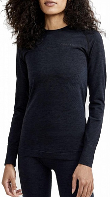 Футболка з довгим рукавом Craft CORE DRY ACTIVE COMFORT LS W 1911168-B999000 р.XL чорний