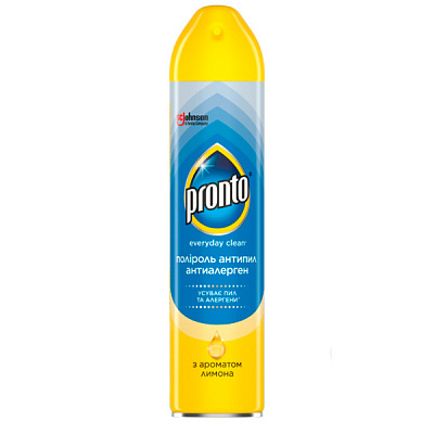 Поліроль для меблів Pronto Антипил і антиалерген 0,25 л