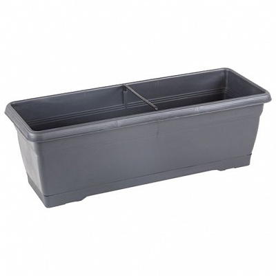 Горщик Serinova VILLA № 2520x195xН175 прямокутний 10 л антрацит