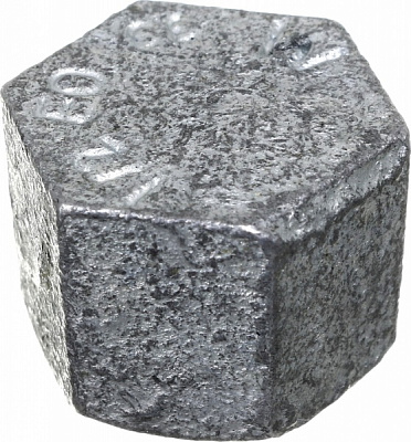 Заглушка В Atusa оцинкована (білий чавун) O1/2