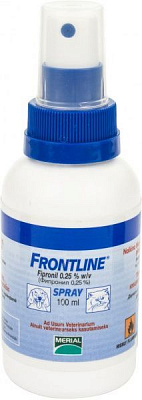 Засіб Frontline Від бліх та кліщів 100 мл