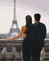 Картина по номерам Желаемый Париж BS30669 40x50 см Brushme 