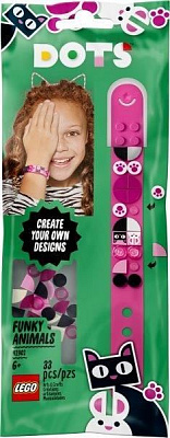 Конструктор LEGO Dots Браслет «Цікаві звірята» 41901