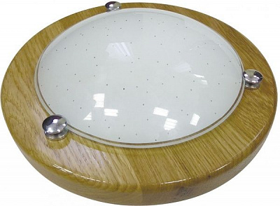 Світильник стельовий Декора НББ 32000 LED 8 Вт дуб