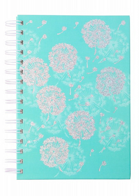 Блокнот на пружині SENSE А5 80 аркушів м'ятний Buromax