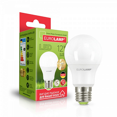 Лампа світлодіодна Eurolamp 12 Вт A60 матова E27 4000 К LED-A60-12274(A)