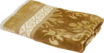 Рушник Ornament 76-167-197 70x140 см коричневий Lorenzzo