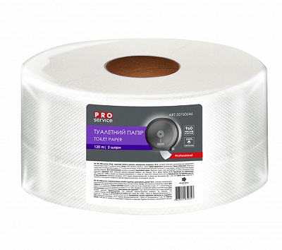 Туалетная бумага PROservice Comfort 120 м двухслойная 1 шт.