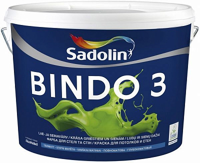 Фарба Sadolin Bindo 3 WO білий 10л