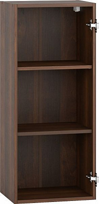 Шкаф верхний Грейд распашной 400x927x300 мм орех темный 