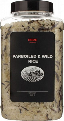 Рис TM Pere суміш пропареного і дикого 800 г