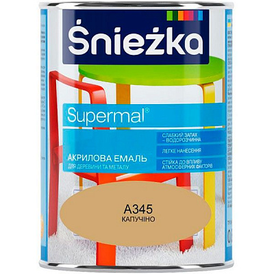 Эмаль Sniezka Супермаль капучино 0.8 л