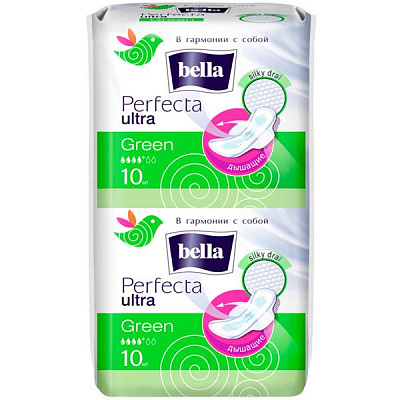 Прокладки гігієнічні Bella Perfecta Ultra Green normal 20 шт.