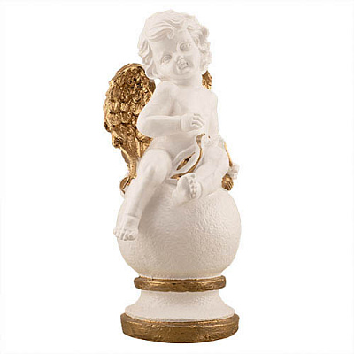 Статуэтка Decoline Ангел бело-золотой (гипс) AN0102-3(G)