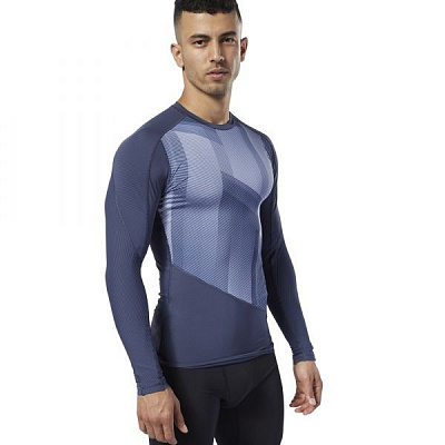 Футболка Reebok OST LS Comp Tee - P EC0958 M темно-синий