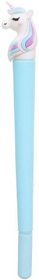 Ручка гелевая Голубой единорог 