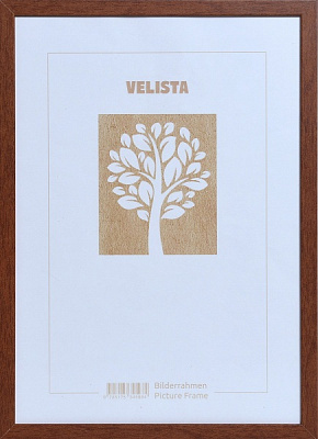 Рамка для фотографии со стеклом Velista 10BW-863195v 1 фото 13х18 см коричневый 