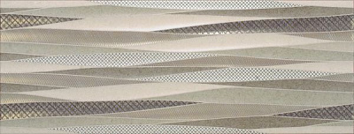 Плитка InterCerama Luna бежева світла рельєф 23х60 175 021-1/Р