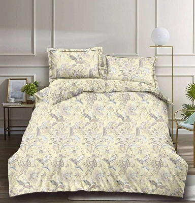 Комплект постельного белья Pintura 2 бежевый с принтом La Nuit 