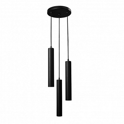 Люстра підвісна Геотон Коло TB340/3MR 3x20 Вт E27 чорний 49475