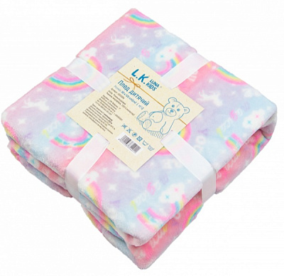 Плед Luna Kids Веселка 100x120 см різнокольоровий