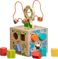 Сортер Іграшки з дерева Логический кубик Д014