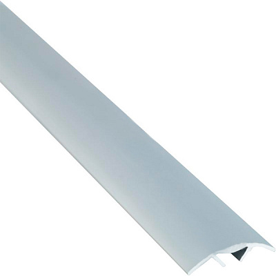 Порожек алюминиевый анодированный Braz Line скрытый крепеж 28x900 мм серебро