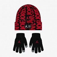 Комплект шапка+перчатки Nike JANAJAOPBEANIESET 9A0792-KR5 р.one size красный