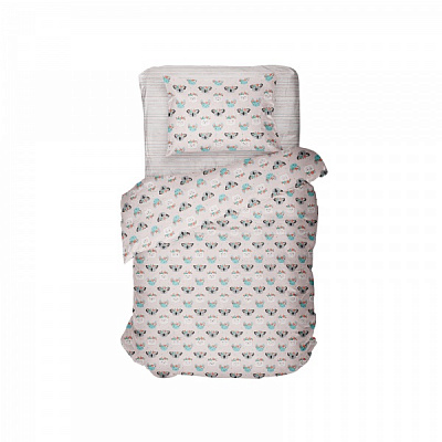 Комплект постельного белья Luna Kids Dona розовый с принтом