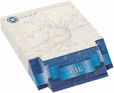 3D-блок для нотаток Знаки зодіаку Рак